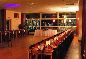Saal Festsaal Partyraum Restaurant Restaurant Seepferdchen In